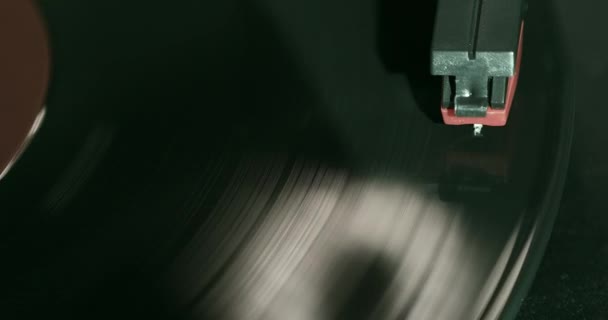 乙烯基唱片 针头接触记录 — 图库视频影像