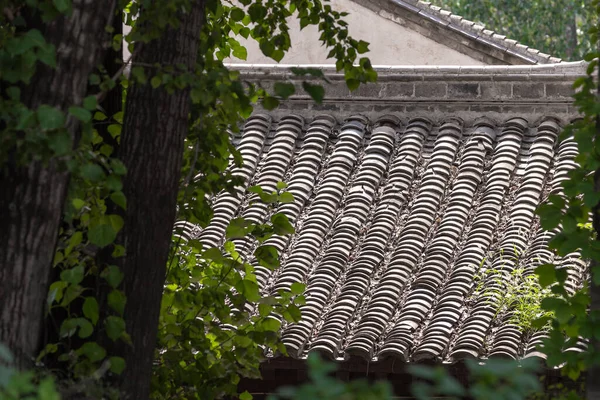 Çin Bahçe Evi 'nin geleneksel kiremit çatıları