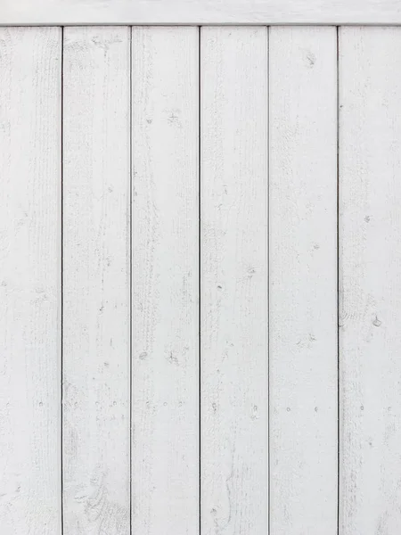 White Wooden Wall Texture Painted Wooden Fence — Stock Photo, Image