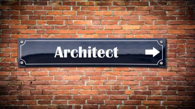 Duvar işareti mimar