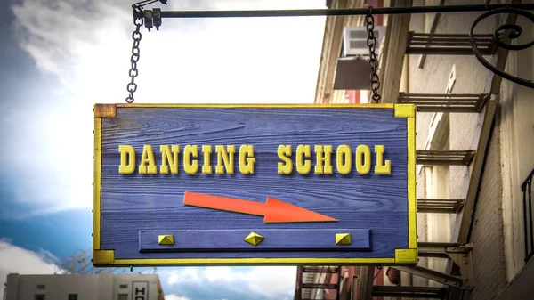 Ladenschild Zur Tanzschule — Stockfoto