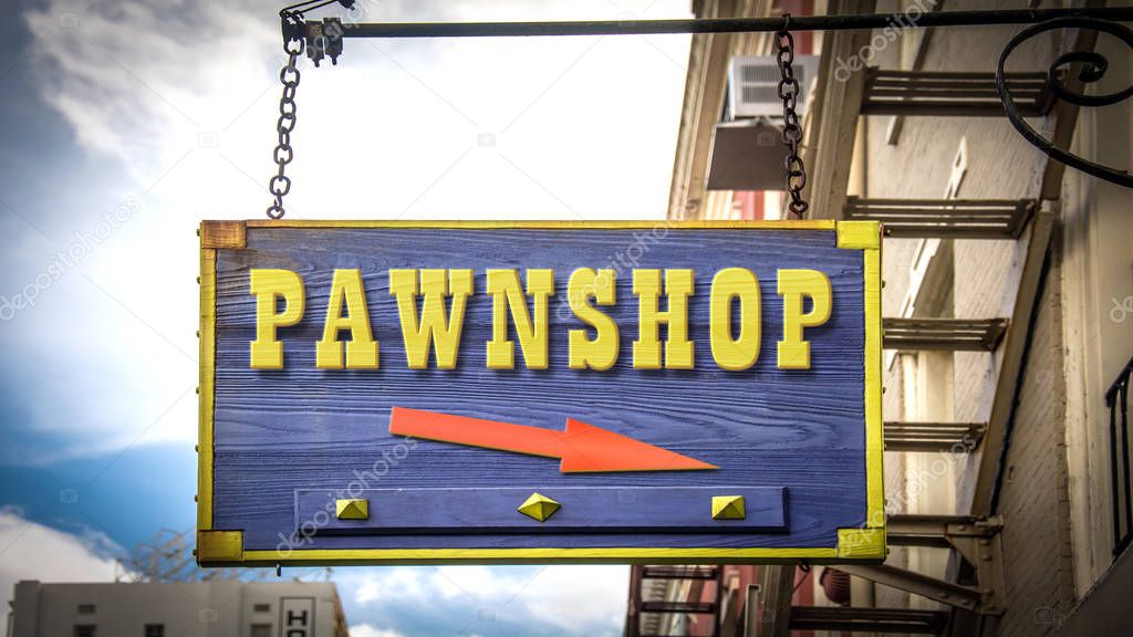 Shop Sign to Pawnshop