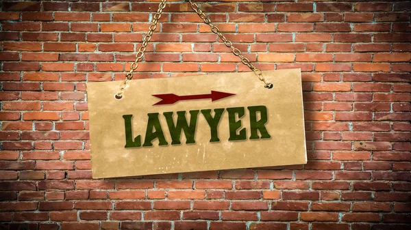 Wall Sign to Lawyer