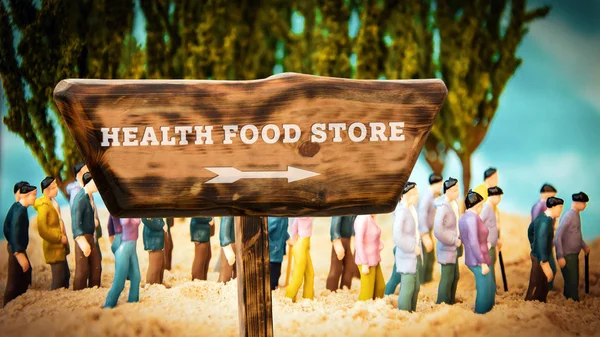 Firma Health Food Store — Foto de Stock