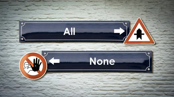 Duvar işareti tüm vs yok