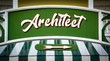 Sokak tabelası Archtect için