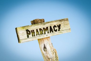 Eczane için sokak tabelası