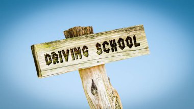 Sokak Işareti sürüş okulu