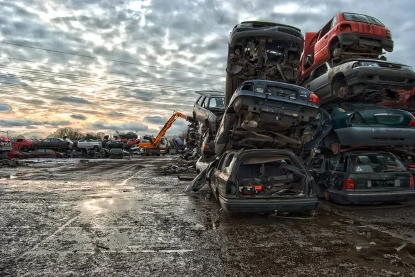 Metal Velho Scrapyard — Fotografia de Stock