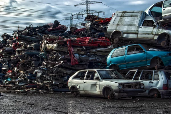 Metal Velho Scrapyard — Fotografia de Stock