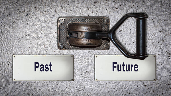 Wall Switch the Direction Way to Future versus Past
