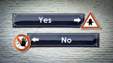 Sokak Imza Evet karşı Hayır