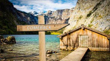 Comeback sokak tabelası