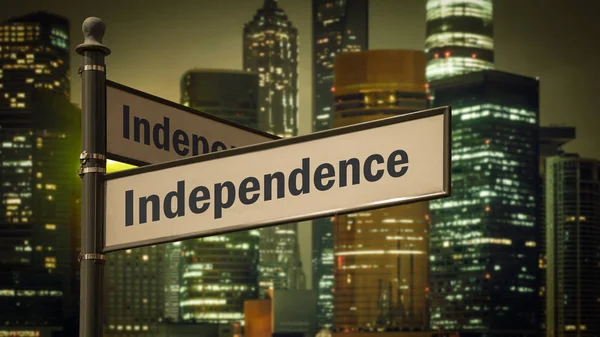 Street Sign to Independence