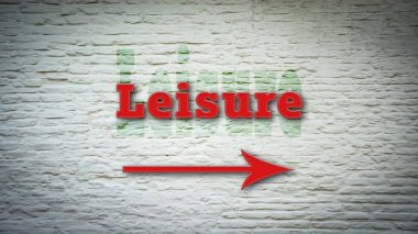 Boş zaman için sokak tabelası