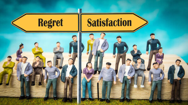 Street Sign Satisfaction versus Regret