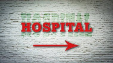 Hastane sokak tabelası