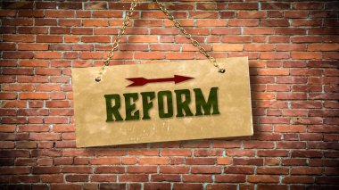 Reform sokak tabelası