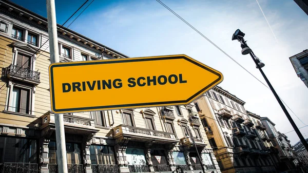 Szkoła jazdy ulicznej — Zdjęcie stockowe