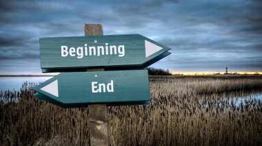 Sokak Işareti başlangıcına karşı End