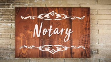 Sokak Işareti noter