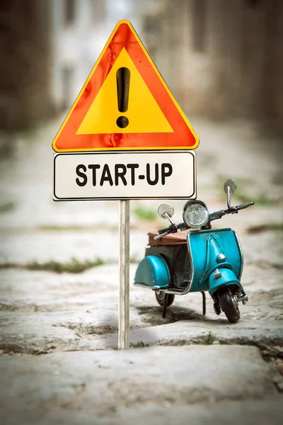 Street Sign to Start-Up — Stock Photo, Image