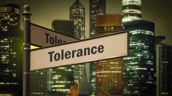 Tolerans için sokak tabelası