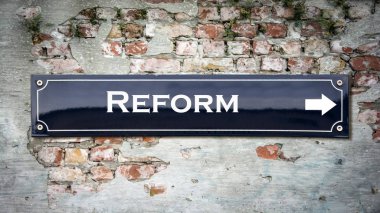 Reform sokak tabelası
