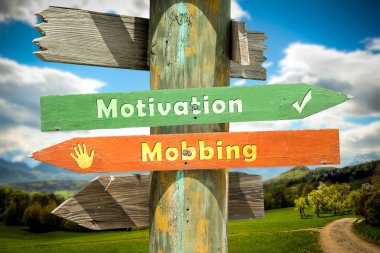 Sokak Imza motivasyon karşı Mobbing