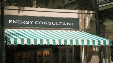 Sokak tabelası Enerji Danışmanı