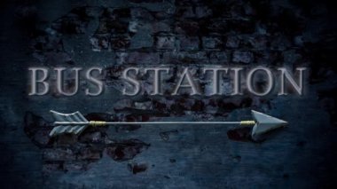 Otobüs Durağına Sokak İşareti