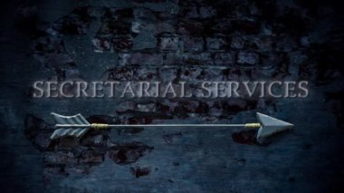 Sekreterlik Hizmetine Giden Yol Sokak İşareti