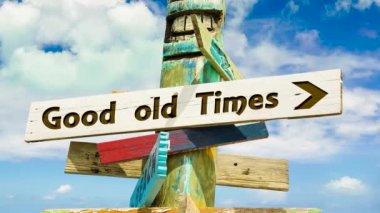 Sokak İmza Iyi eski Times için Yol