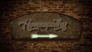 Sokak İşareti Homeopati için Yol