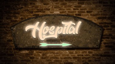 Hastane sokak tabelası