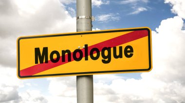 Sokak Imzaya karşı Monologue Iletişim