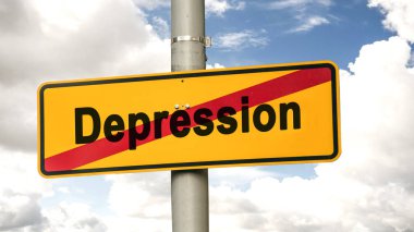Sokak Işareti motivasyon karşı depresyon