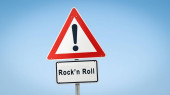 Straßenschild zum Rockn Roll