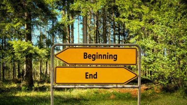 Sokak Işareti başlangıcına karşı End