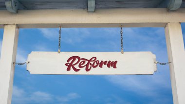 Reform sokak tabelası
