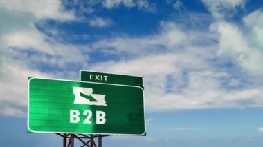 Sokak İşareti B2b Yolu