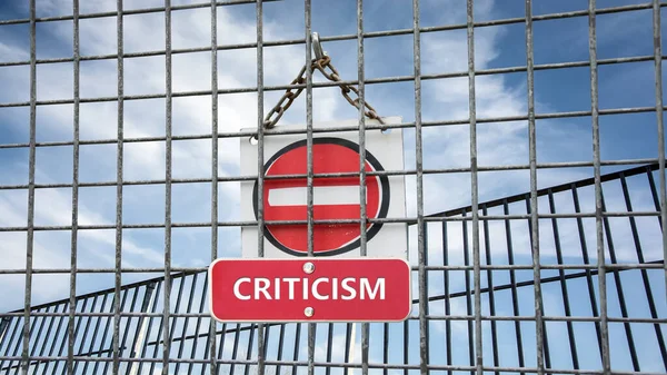 Street Sign Direction Way Praise Criticism — Stok Foto