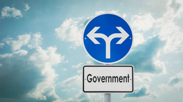 Street Sign Direction Way Government — Stock Photo, Image