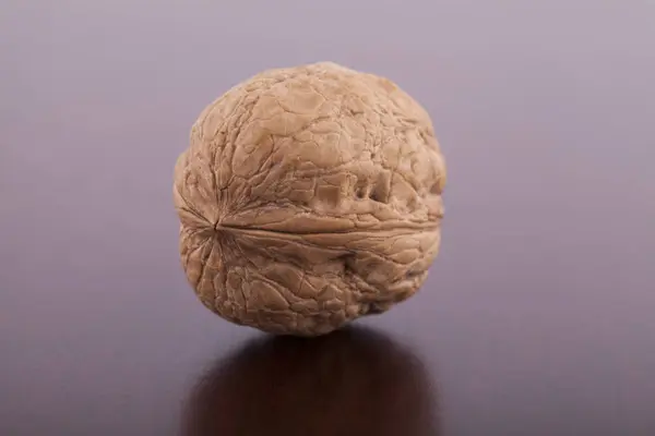 Ceviz ahşap arka plan üzerinde Kapat