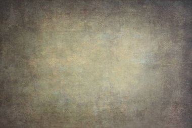 Yeşil el-boyalı arka planında vinyet kahverengi