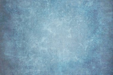 Mavi boyalı tuval veya muslin kumaş bez studio zemin