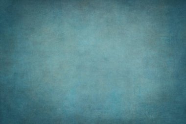 Turkuaz tuval arka planında el boyaması