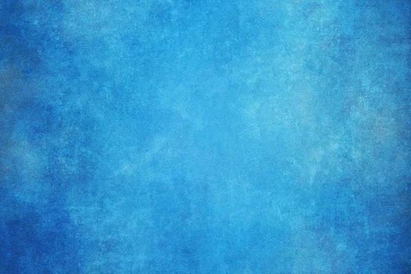 Blau Bemalte Leinwand Oder Musselin Stoff Studiokulisse — Stockfoto