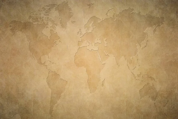 Viejo Mapa Del Mundo — Foto de Stock