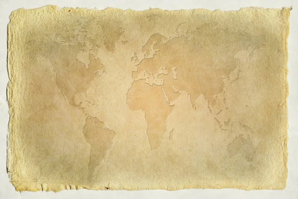 Velho Mapa Mundo — Fotografia de Stock